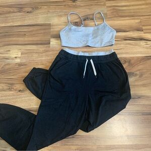 Vuori Matching Lounge Set- Halo Essential Bra & Daily Jogger